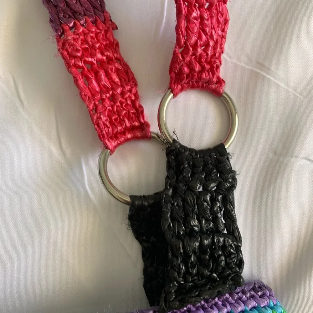 Bohemian Raffia Purse